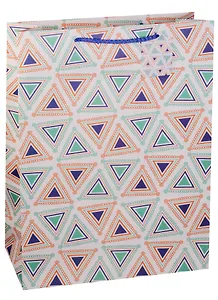 Пакет подарочный бумажный А3 "Геометрия", нейтральный