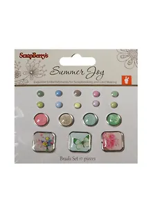 Набор брадсов Летняя Радость 1 (SCB340969) (17шт) (упаковка)