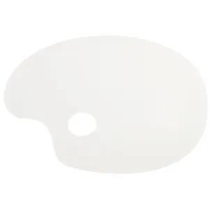 Палитра овальная, оргстекло, 21 х 30 см