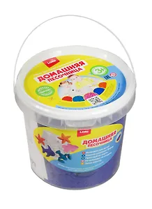 LORI Дп-015 Домашняя песочница Синий песок (1кг) (набор для творч.) (3+) (ведро)