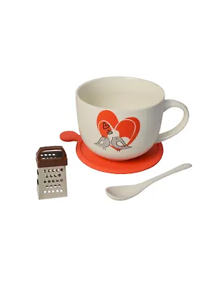 Набор Горячий шоколад (727-016) (кружка 520 мл, ложка, минитерка, трафарет) 2401407