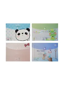 Папка с кнопкой Лайт в ассортименте (ГелиоМаг)