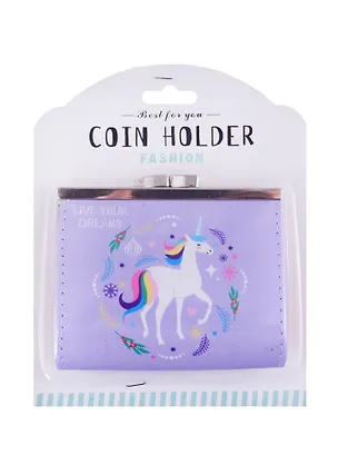 Кошелек с застёжкой Единорог Live your dreams (PU) (10×9) (блистер) (12-11592-ZY-10) 2693513