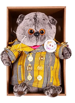 Игрушка мягкая Budi Basa, Басик в двубортном плаще Ks19-157 2824097