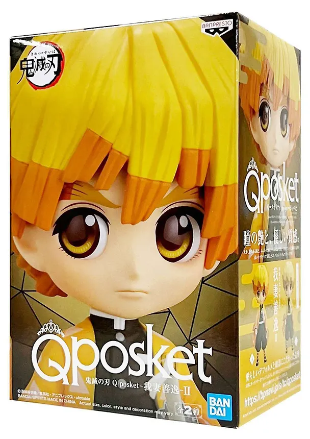 Фигурка Q Posket Demon Slayer Zenitsu Agatsuma Ver. A (14см) (BDQ170) 3119000 — 2