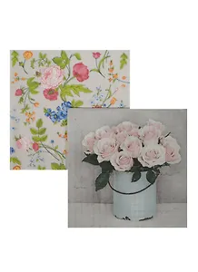 Набор салфеток для декупажа Букет из роз (80000/TL338000) (2шт) (упаковка)