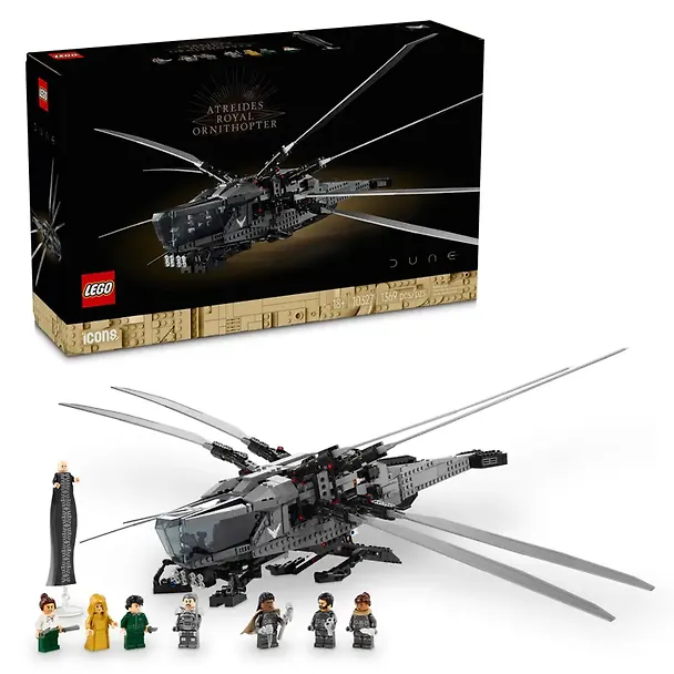 10327 Конструктор LEGO Icons Королевский орнитоптер Дюн Атрейдесов, 1369 деталей, возраст 18+ 3165430 — 1