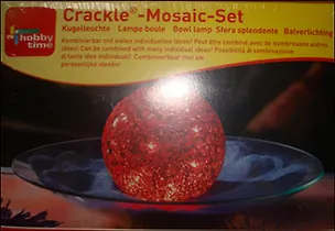 Набор Светильник-шар с мозаикой-кракле (6.2464.04) 2313345