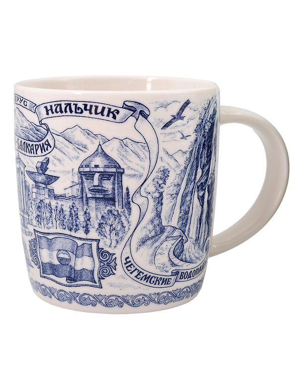 Кружка Нальчик (фарфор) (350мл) (060-2-143) 3165136 — 1