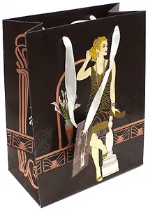 Пакет Феникс Бумажный "Ар-Деко" 17,8*22,9*9,8см с ламинацией