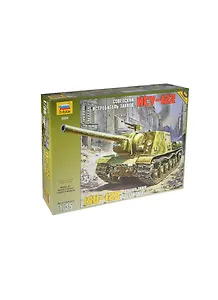 ЗВ 3534 Советский истребитель танков ИСУ-122 (1/35) (сборная модель) (коробка)