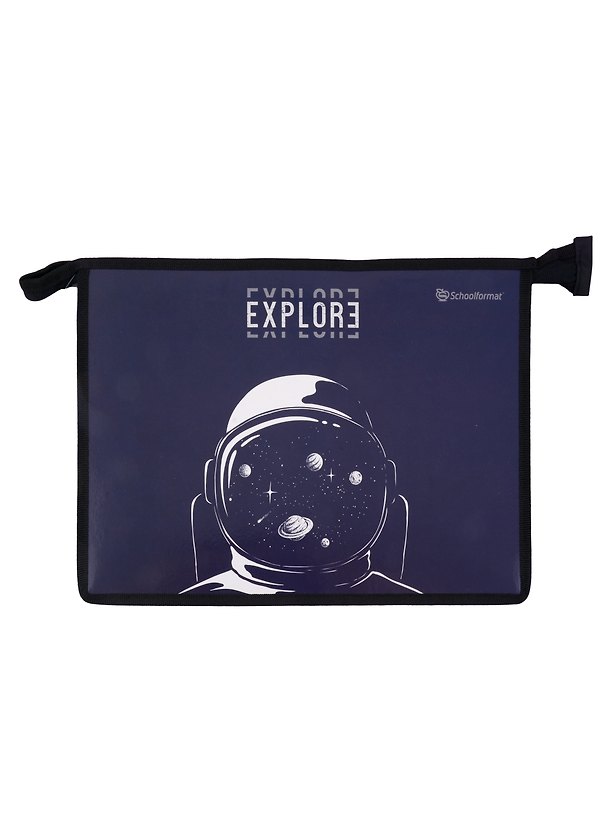 Папка для тетрадей «Explore» А4, молния сверху, schoolФОРМАТ 2973953 — 1