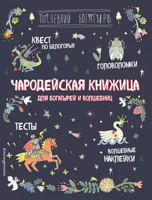 Чародейская книжица для богатырей и волшебниц. Головоломки, тесты, квест (+ наклейки) — 2839411 — 1