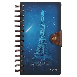 Блокнот «Ночной Париж», 196 страниц, 10.5 х 18.5 см