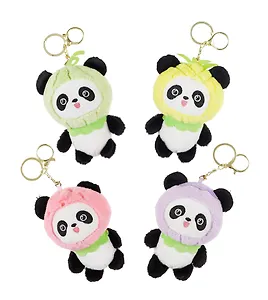 Брелок Панда Кигуруми (фрукты) (текстиль) (12см) (12-0650-D7)