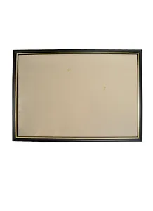 Рама 35*50 деревянная, цв. черный с золотом, со стеклом, Двуреченский