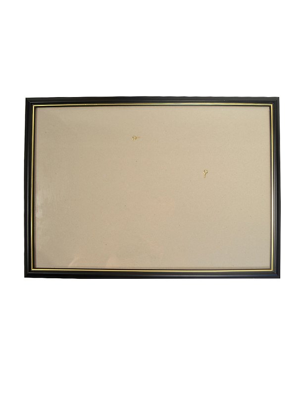 Рама 35*50 деревянная, цв. черный с золотом, со стеклом, Двуреченский 224893 — 1