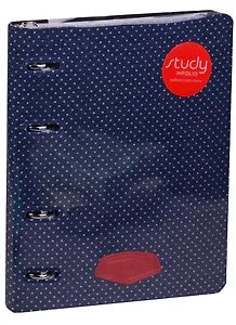 Тетрадь на кольцах в клетку Pin-Up, 120 листов