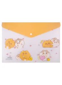 Папка-конверт А4 на кнопке "Kawaii. Котики"