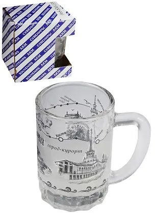 Кружка-мини Сочи (стекло) (068-SM-135) 2568732