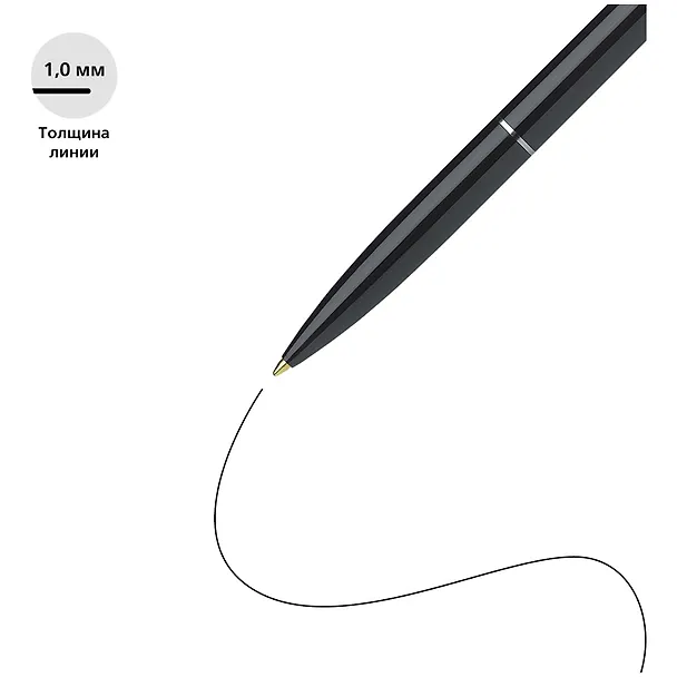 Шариковая ручка чёрная автоматическая 1 мм, K15, Schneider 2930558 — 5