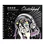 Скетчбук А5 30л "Манга 2" 160г/м2, тв. обложка, спираль, тиснение фольгой — 3009798 — 1