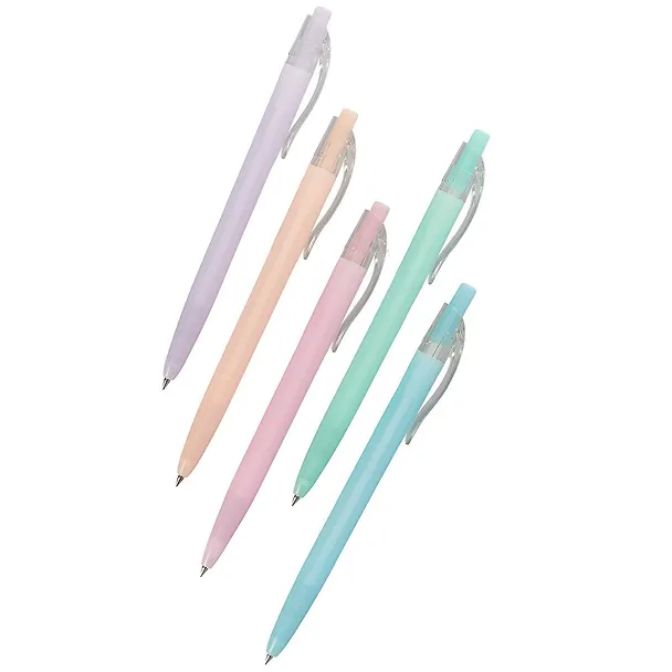 Шариковая ручка синяя автоматическая 0,5 мм, Pastel, Yoi, в ассортименте 247102 — 10