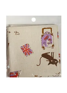 Отрез льна 48*48 см, в пакете с подвесом, Английские коты (11-00530-55)