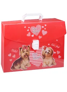 Портфель-папка А4 "ЩЕНКИ" 1 отделение