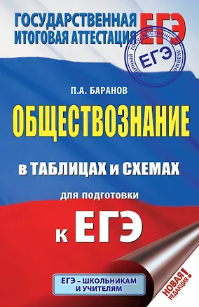 Книга ЕГЭ. Обществознание в таблицах и схемах. Справочное пособие. 10-11 классы (Пётр Баранов)