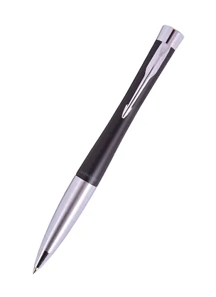 Ручка шариковая Parker, Urban Twist Black CT, подарочная синяя 260498