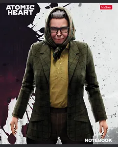 Тетрадь в клетку Hatber, "Atomic Heart 4", 48 листов, в ассортименте