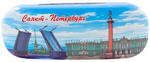 Чехол для очков "СПб.Спас, Исаакий, Медный, мосты", рис. 3148853