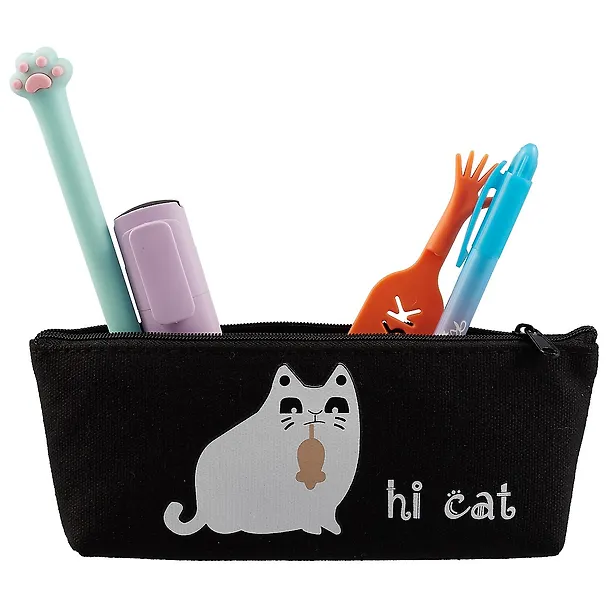 Пенал на молнии «Hi, cat», 20 х 8 см 2591313 — 2