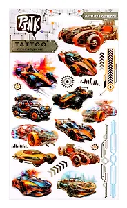 Наклейки-тату переводные "Street racers-1/Авто из будущего"