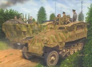 Модель, сборная, Dragon, Бронетехника, Sd. Kfz 251/7 Ausf.D, 39- 45 series, 1:35