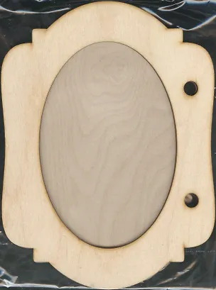 Заготовка для скрапбукинга альбом Фоторамка овал-1 (13826) (3 листа) (155х210) 2367844