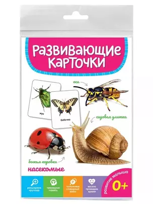 Насекомые. Развивающие карточки — 2996387 — 1