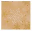 Коробка подарочная "Craft snowflaces" 20*20*9,5см, Новый год, картон — 2982026 — 1