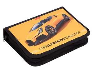 Пенал 1отд. "Roadster" 20*14, с 2-мя откид. планками