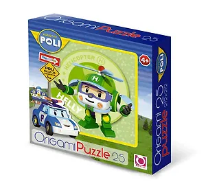 Пазл Оригами 25эл 212*212мм Серия Robocar 00163