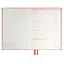 Ежедневник дат. 2025г. А6+ 128л 134х189 "Сафьян" коралловый, мягк.переплет, тисн.фольгой, метал.уголки, офсет, ляссе — 3054606 — 3