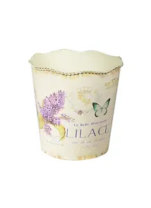 Кашпо Сирень (только декор. использование) (5л) металл (МГ-10L-lilace)