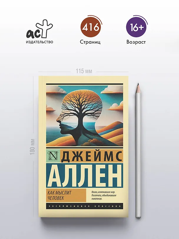 Книга Как мыслит человек (Джеймс Аллен) — 5