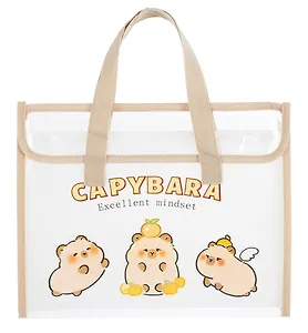Портфель 13 отд "Capybara", тканевые ручки