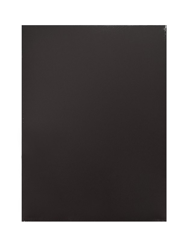 Картон художественный 40*50 "Smooth All black Museum" 01л для графики, макетов, декора, 1,5мм, Canson 228681 — 1