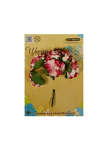 Цветы бумажные Craft Premier Букет пионов (FB105) (35мм) (в букете 6шт) (упаковка)
