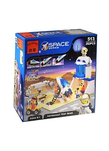Конструктор пласт. Космическая станция (BRICK513) (116229) (292дет.) (6+) (коробка) (29х29х6см) (в кор. 24шт(Р))