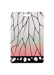 Чехол для карточек вертикальный Аниме Паттерн, градиент бабочка)