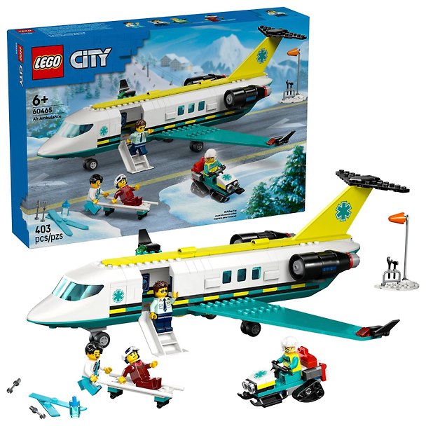 LEGO City: Самолёт скорой помощи, 403 детали (60465) 3165450 — 1